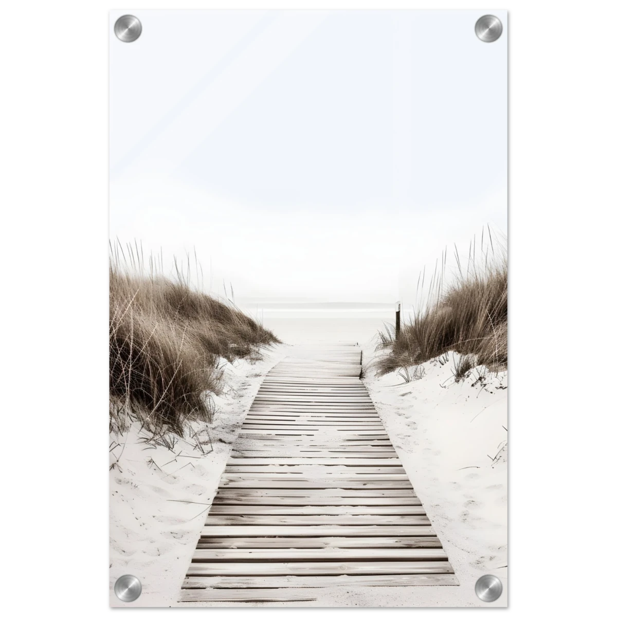 "Serene Pathway" – A Journey to Tranquility | Beach Wall art print - 30x45 cm / 12x18″ - Acrylic Print -