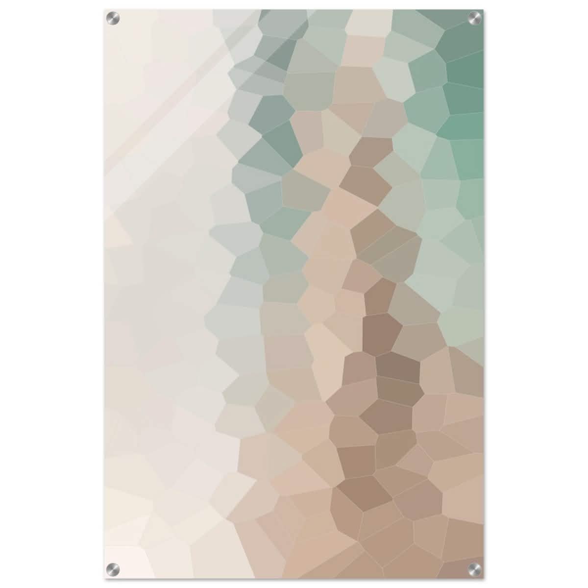 Serene Shores: A Tranquil Escape | Abstract Wall art print - 60x90 cm / 24x36″ - Acrylic Print -