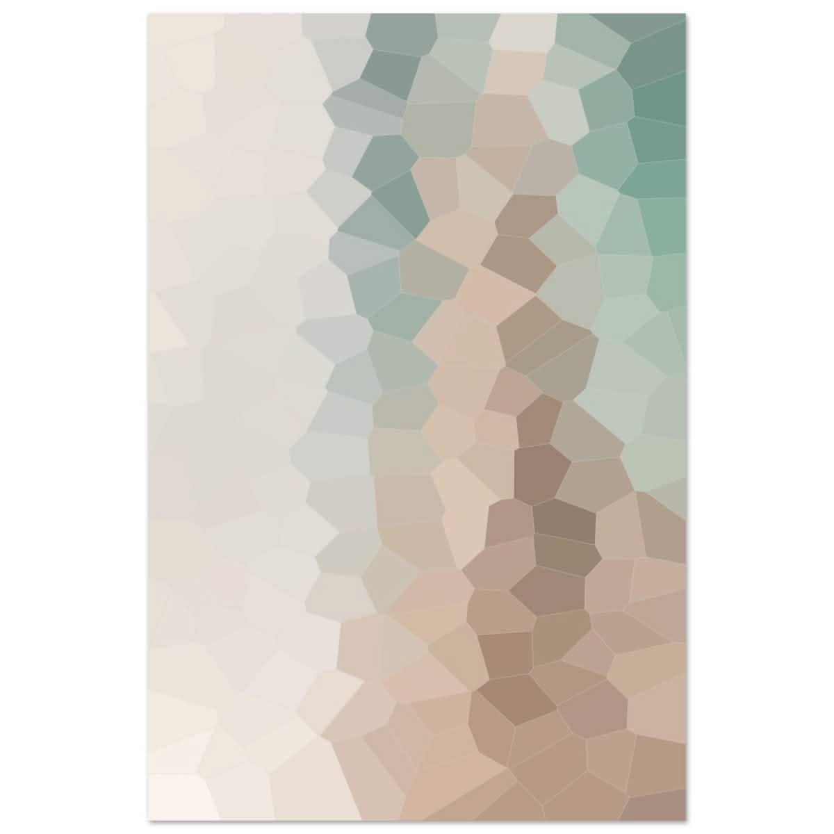 Serene Shores: A Tranquil Escape | Abstract Wall art print - 50x75 cm / 20x30″ - Aluminum Print -