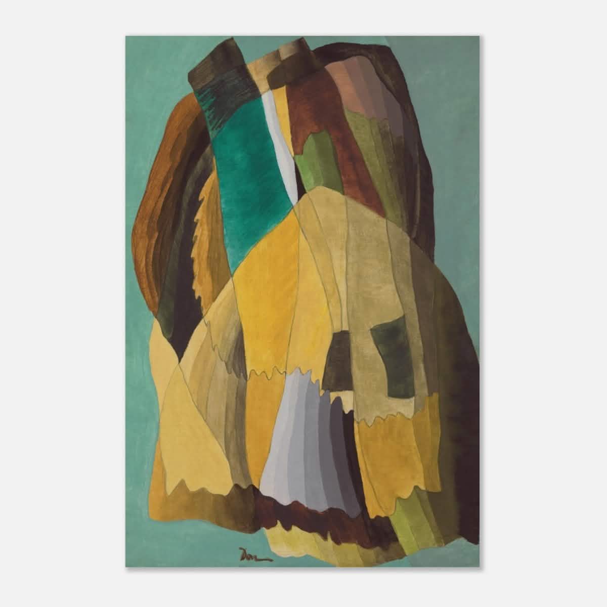 Shore Road by Arthur Dove - Aluminum Print - 30x45 cm / 12x18″ -