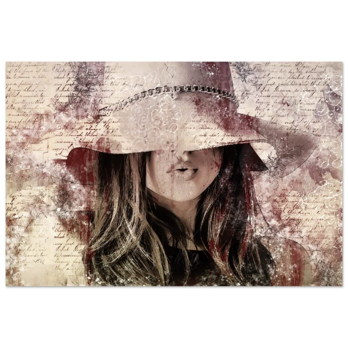 Silent Reflections | Modern Romanticism | Contemporary Figurative Art | wall art print - Aluminum Print - 30x45 cm / 12x18″ -