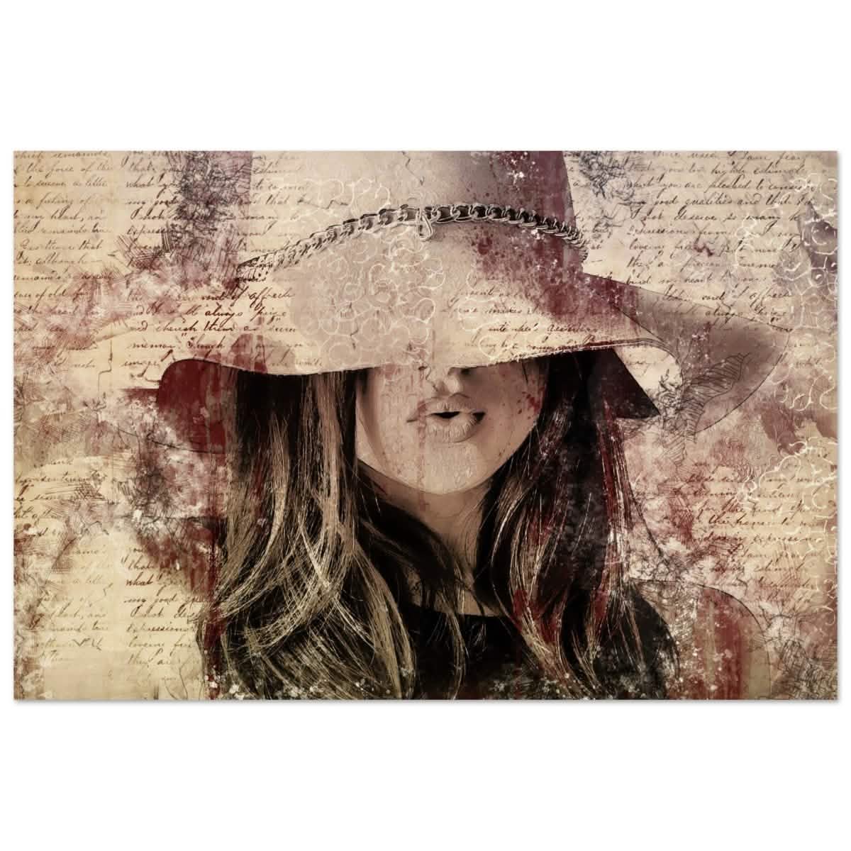 Silent Reflections | Modern Romanticism | Contemporary Figurative Art | wall art print - Wood Prints - 30x45 cm / 12x18″ -