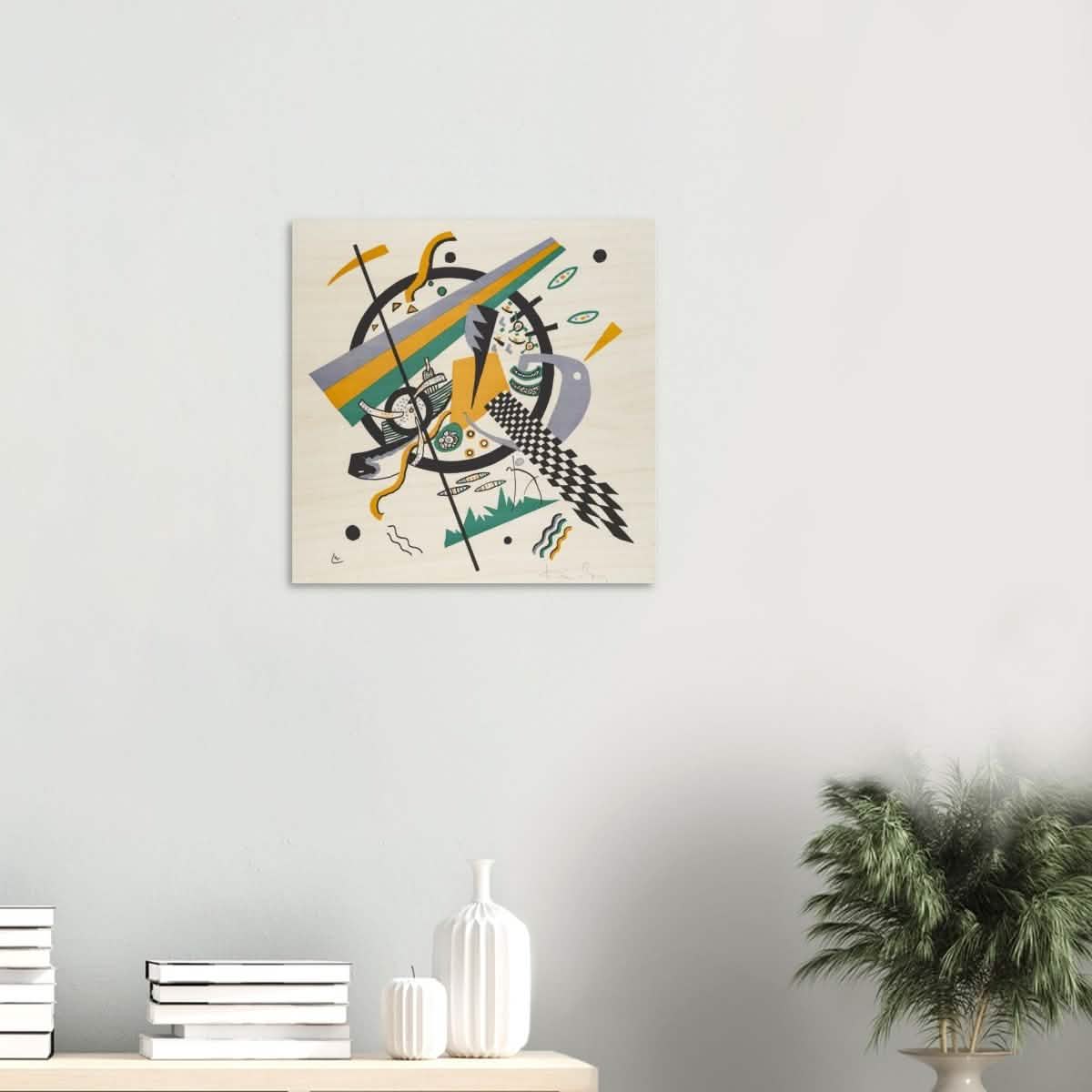 Small Worlds IV by Wassily Kandinsky - Wood Prints - 50x50 cm / 20x20″ - 10 mm