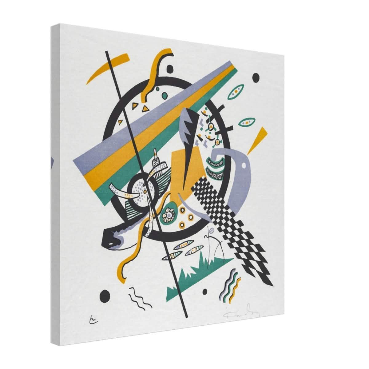 Small Worlds IV by Wassily Kandinsky - Canvas - 50x50 cm / 20x20″ - Slim