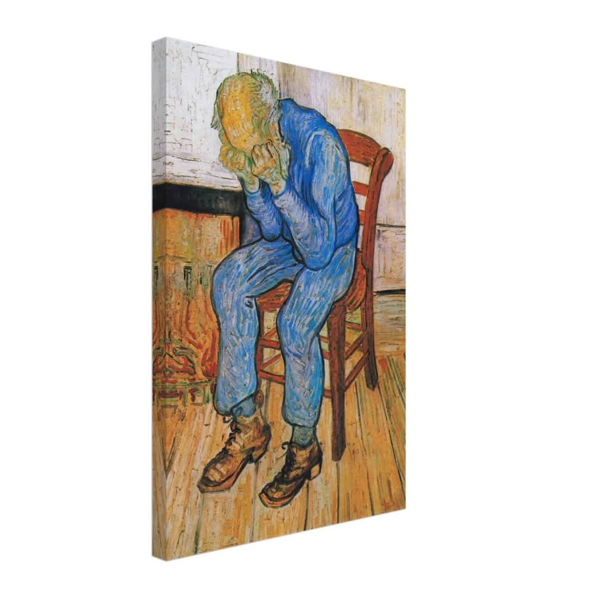 Sorrowing old man by Vincent van Gogh - Canvas - 40x60 cm / 16x24″ - Thick