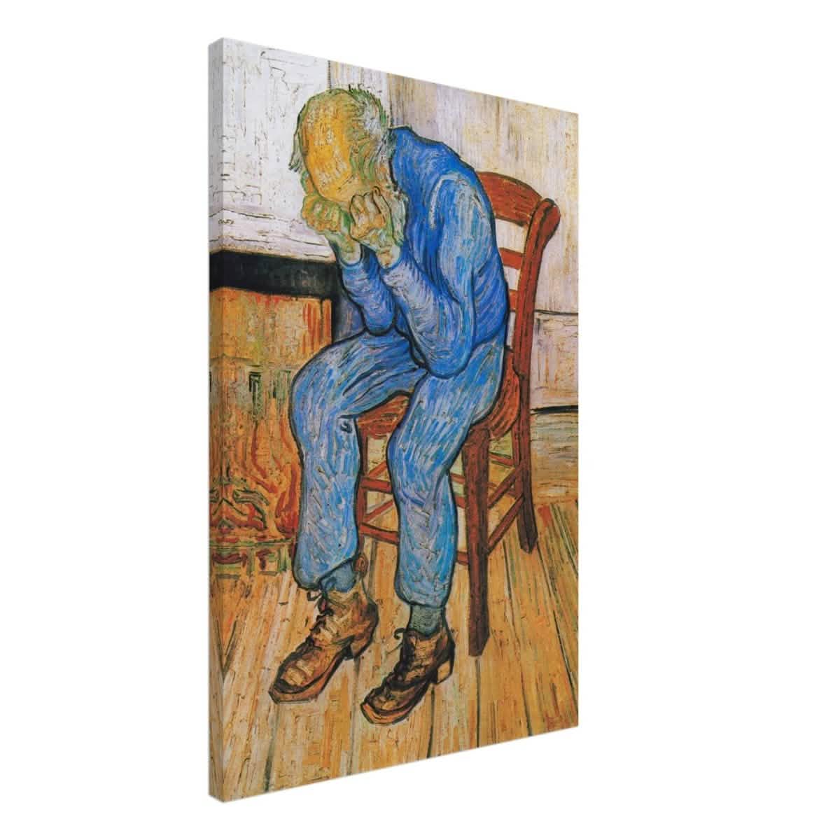 Sorrowing old man by Vincent van Gogh - Canvas - 50x75 cm / 20x30″ - Slim