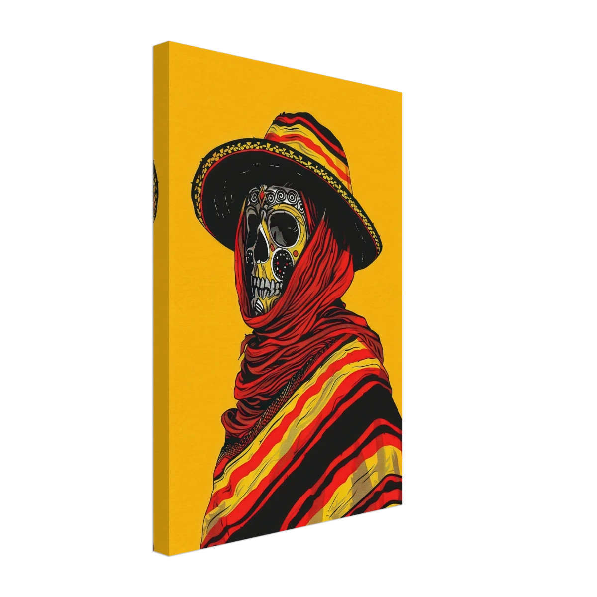 Soul of the Desert – Día de los Muertos Pop Art | wall art print - Canvas - 30x45 cm / 12x18″ -