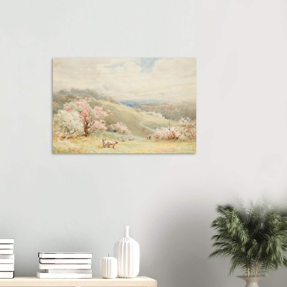 Spring by Joseph Rubens Powell - Wood Prints - 50x75 cm / 20x30″ - 10 mm