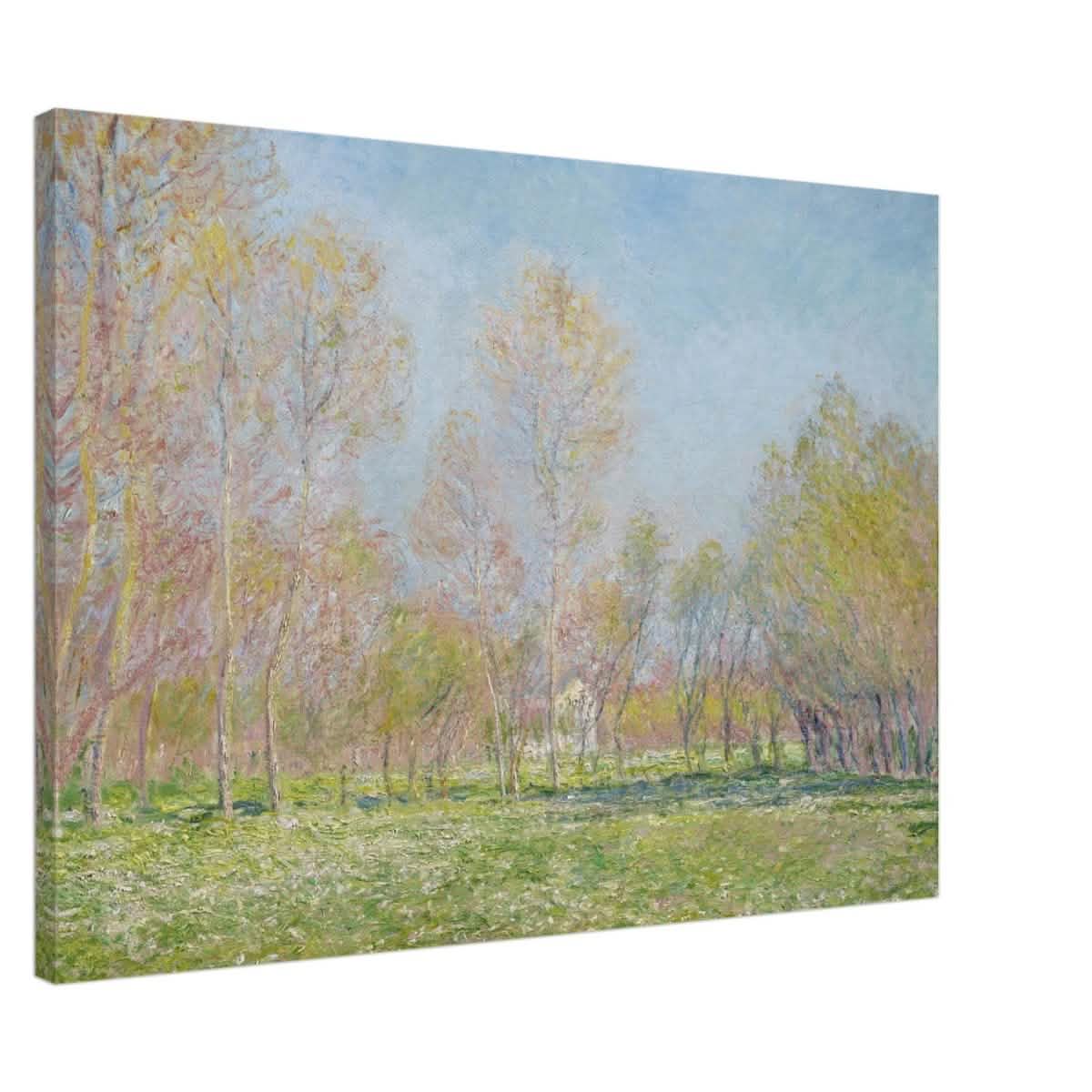 Spring in Giverny by Claude Monet - Canvas - 70x100 cm / 28x40″ - Thick