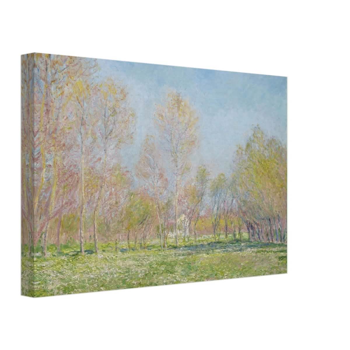 Spring in Giverny by Claude Monet - Canvas - 30x45 cm / 12x18″ - Thick