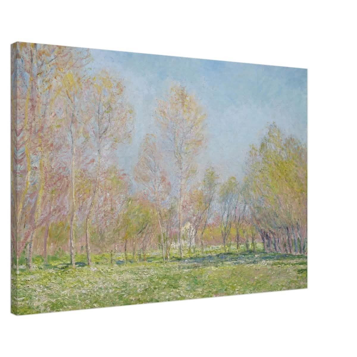 Spring in Giverny by Claude Monet - Canvas - 60x90 cm / 24x36″ - Slim