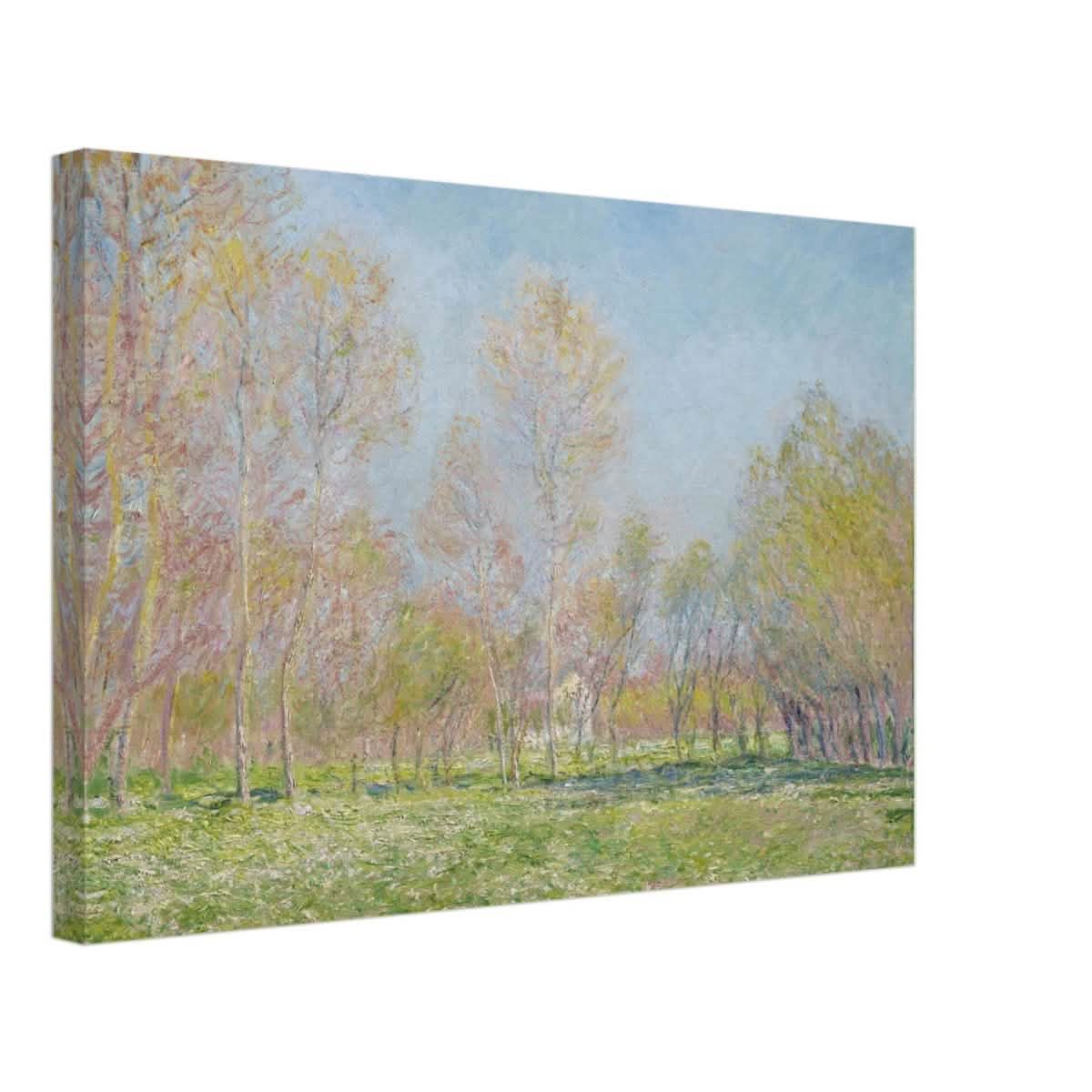 Spring in Giverny by Claude Monet - Canvas - 40x60 cm / 16x24″ - Thick