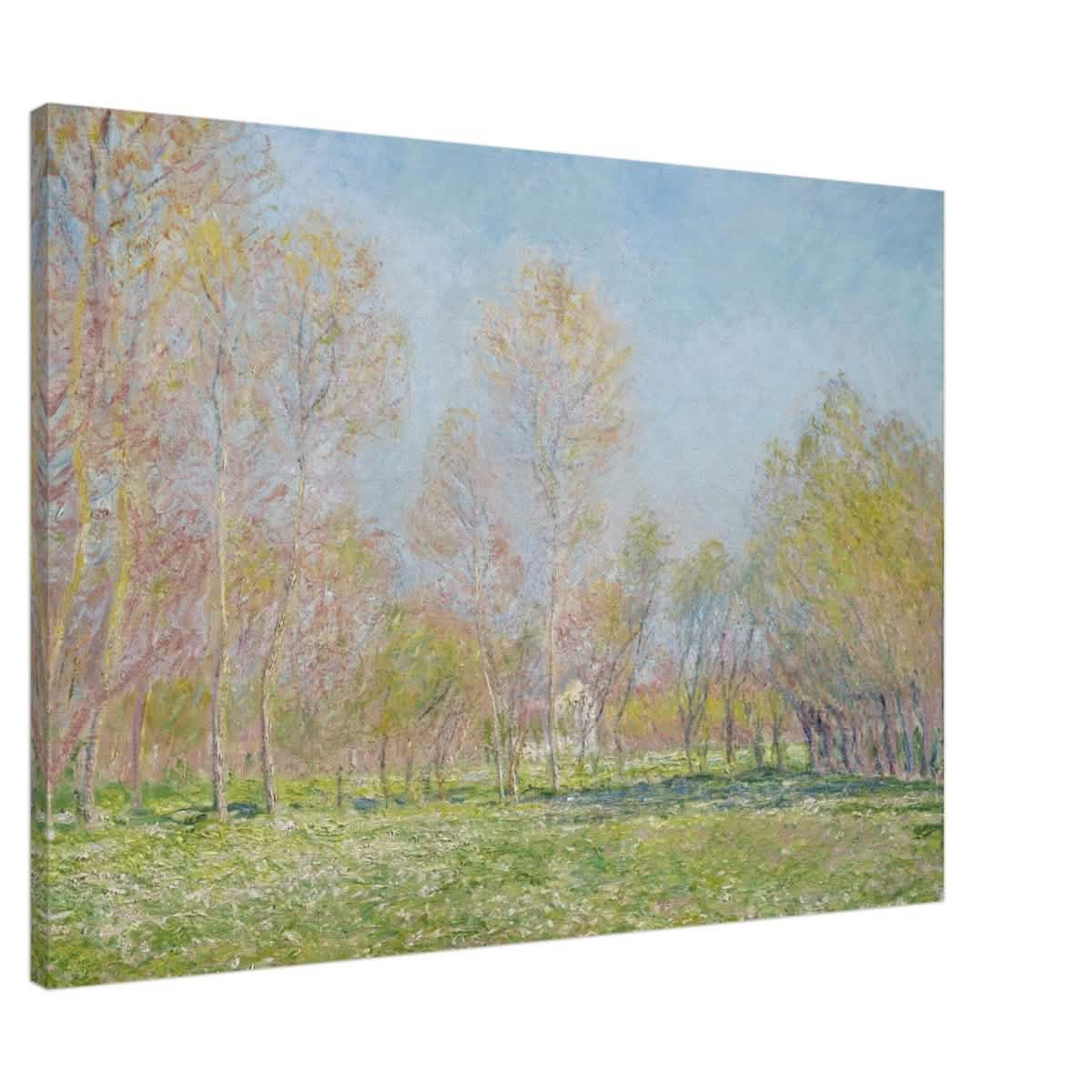 Spring in Giverny by Claude Monet - Canvas - 70x100 cm / 28x40″ - Slim