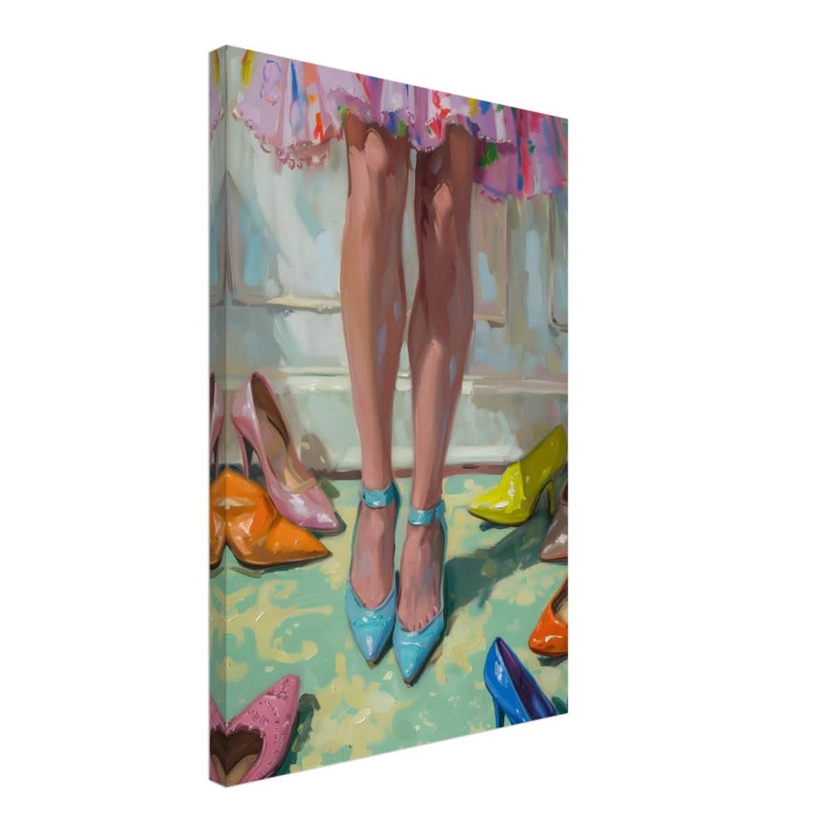 Step into Elegance | Contemporary Impressionism Wall art print - 40x60 cm / 16x24″ - Canvas -