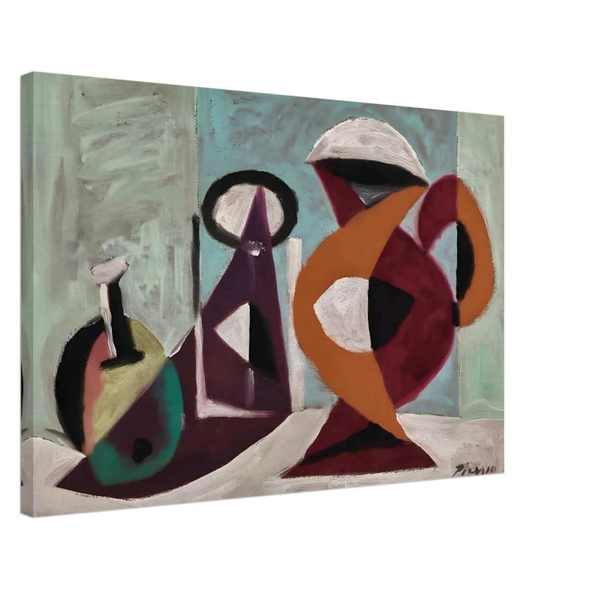 Still life by Pablo Picasso 1937 | Cubism wall art print - Canvas - 50x75 cm / 20x30″ -