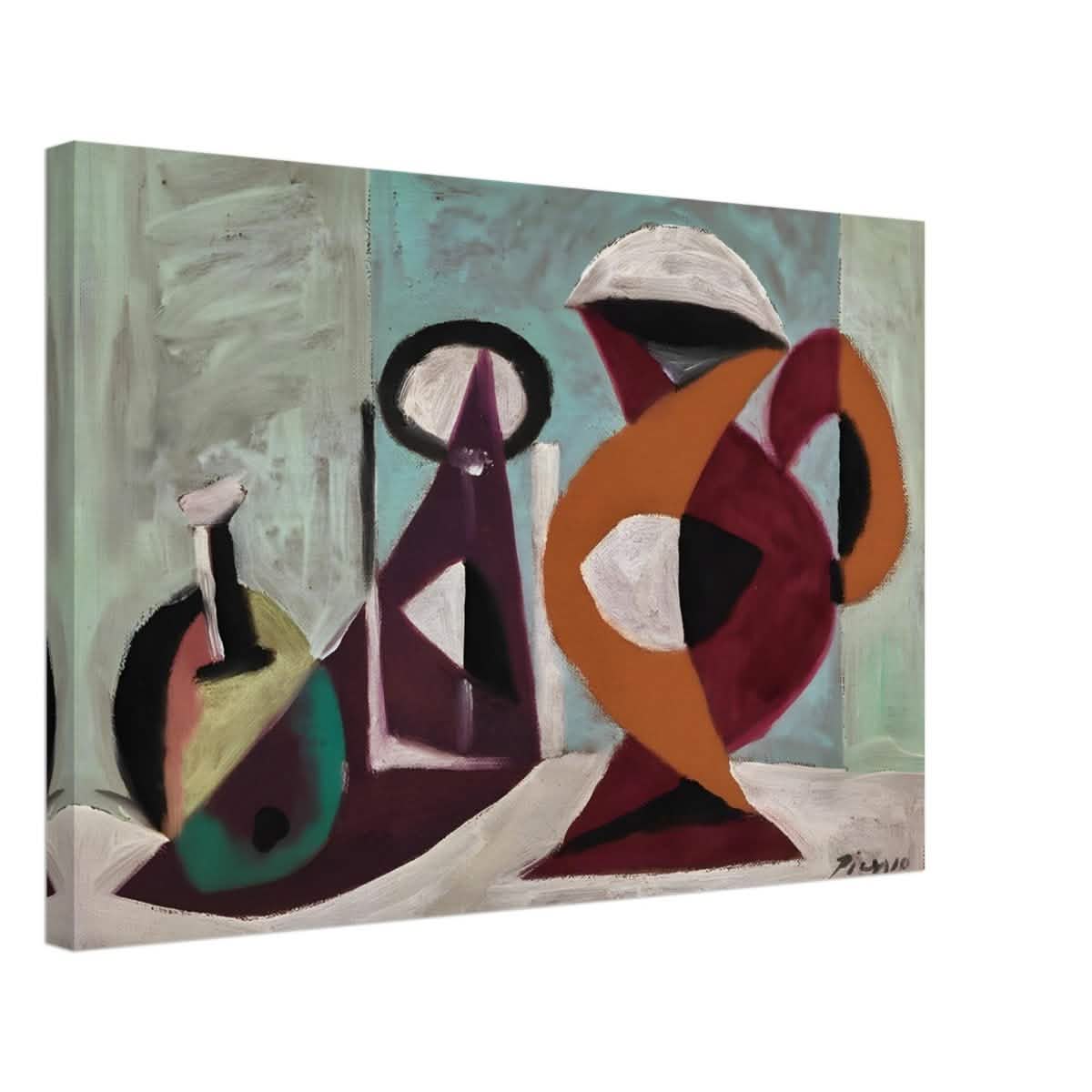 Still life by Pablo Picasso 1937 | Cubism wall art print - Canvas - 40x60 cm / 16x24″ -