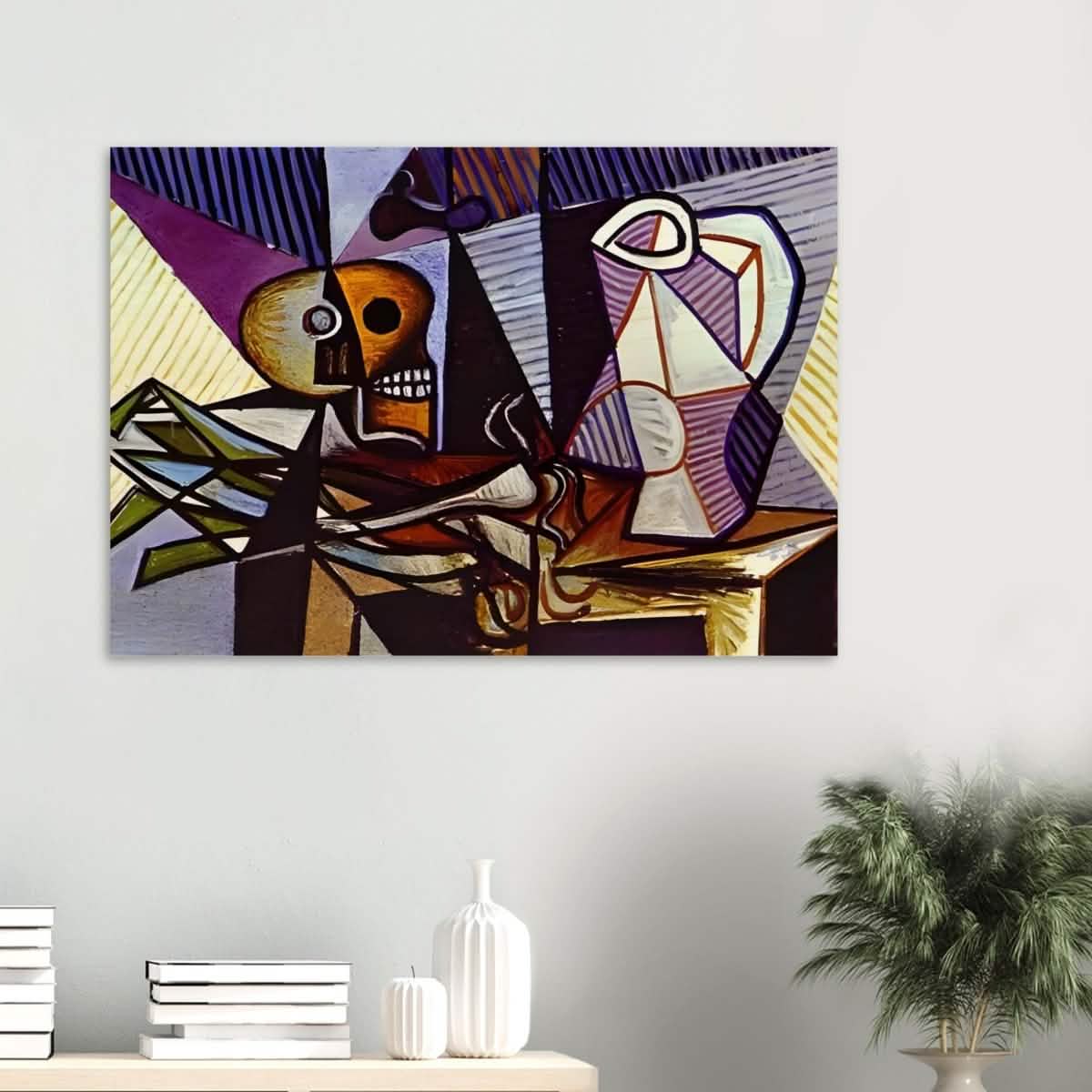 Still Life by Pablo Picasso 1945 - Wood Prints - 70x100 cm / 28x40″ - 20 mm