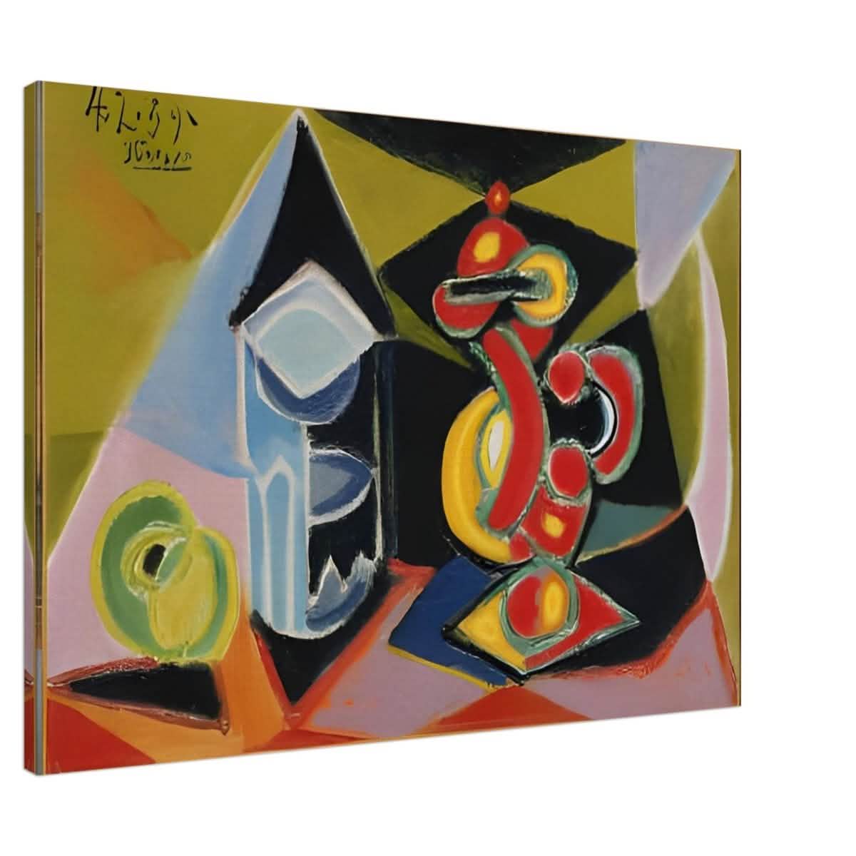 Still Life with Glass and Fruit Cubism by Pablo Picasso (1939) | wall art print - Acrylic Print - 30x45 cm / 12x18″ -