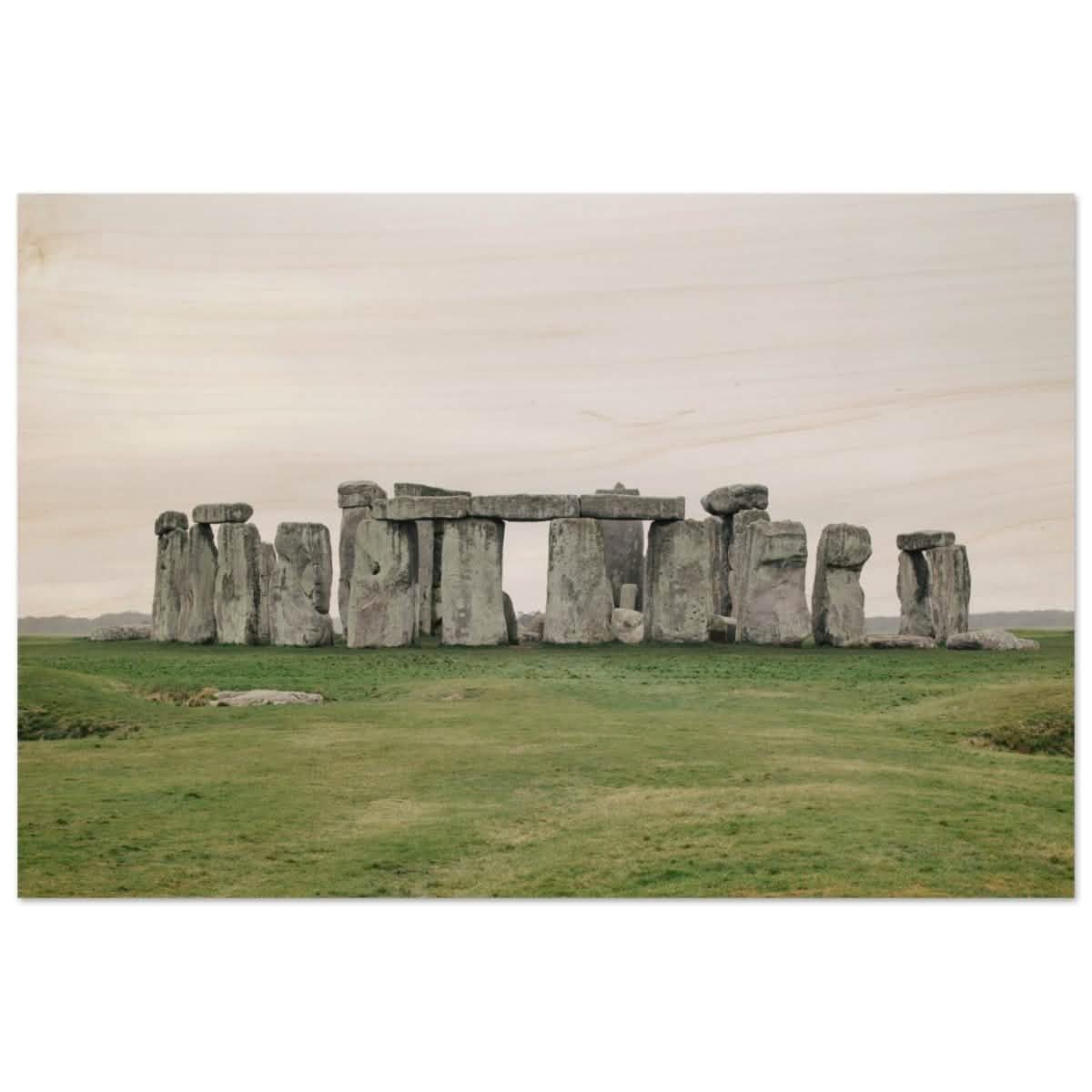 Stonehenge: A Timeless Wonder | Salisbury Plain | Wiltshire, England - Wood Prints - 40x60 cm / 16x24″ -