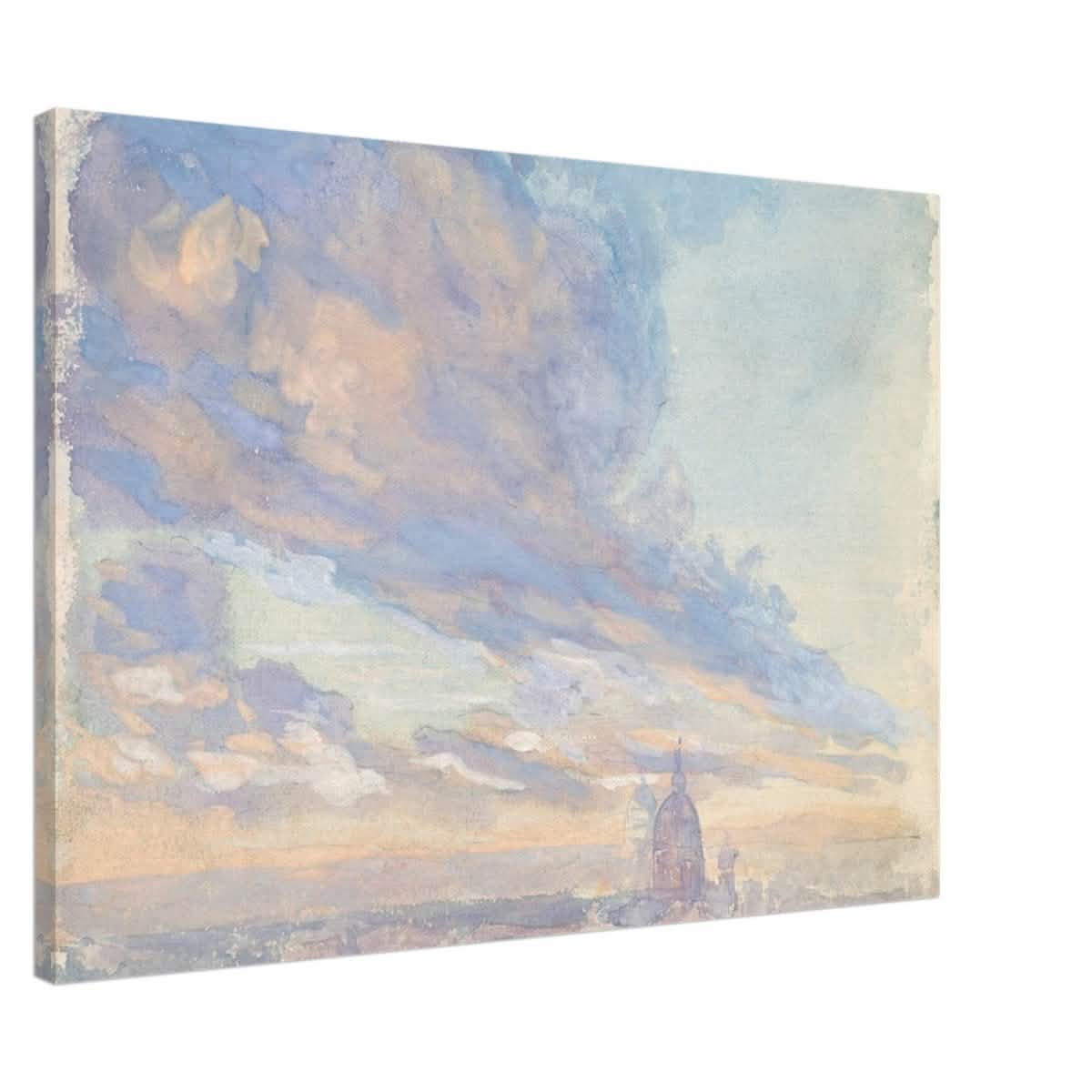Study of clouds by Francis Lathrop - Canvas - 70x100 cm / 28x40″ - Thick
