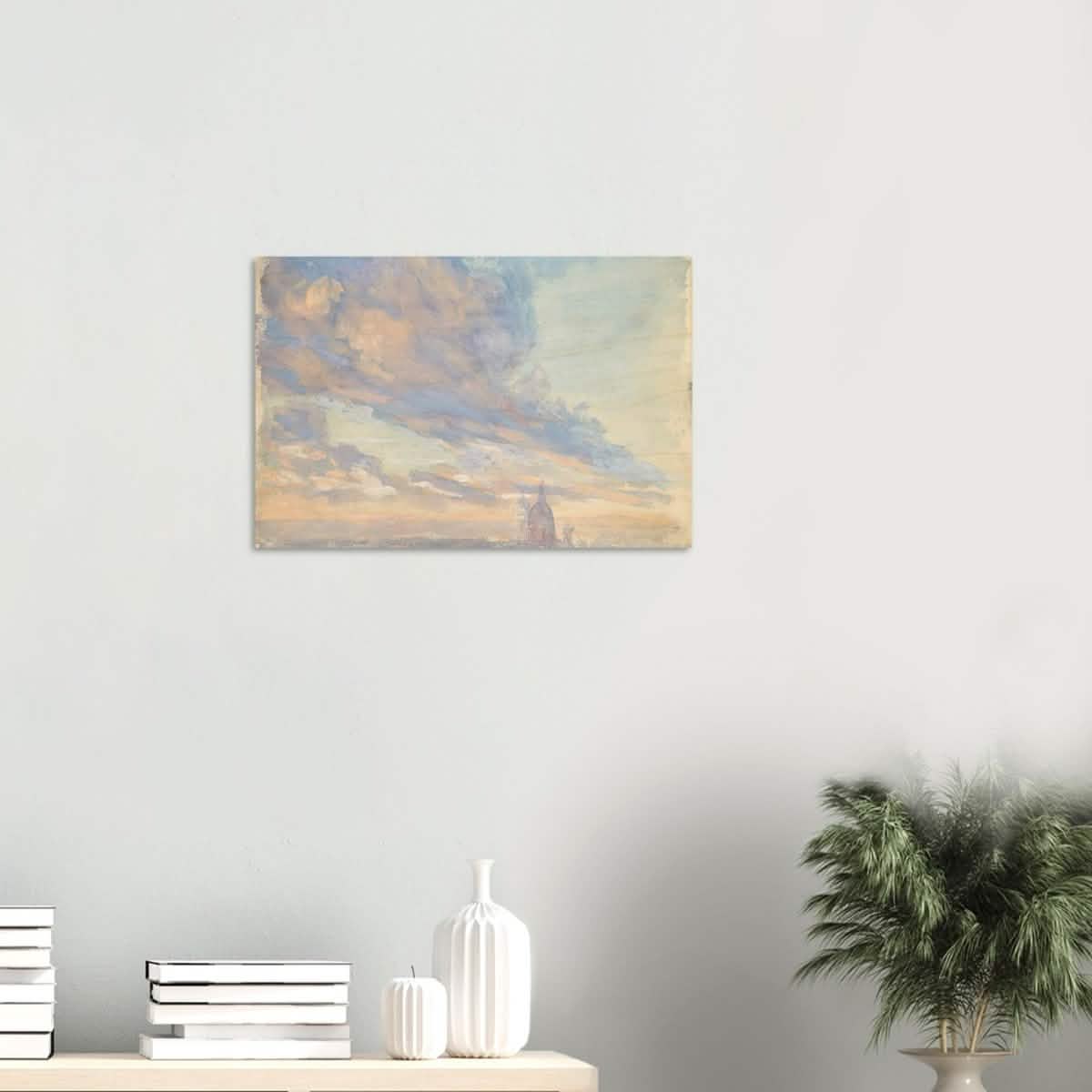 Study of clouds by Francis Lathrop - Wood Prints - 40x60 cm / 16x24″ - 10 mm