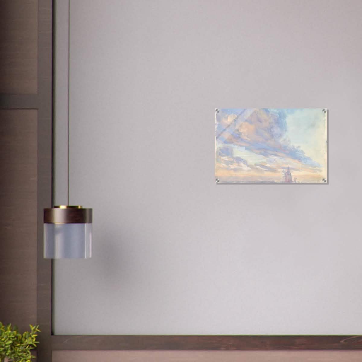 Study of clouds by Francis Lathrop - Acrylic Print - 40x60 cm / 16x24″ -