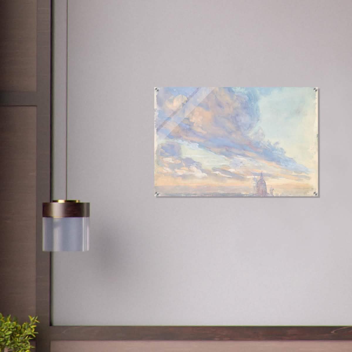 Study of clouds by Francis Lathrop - Acrylic Print - 60x90 cm / 24x36″ -