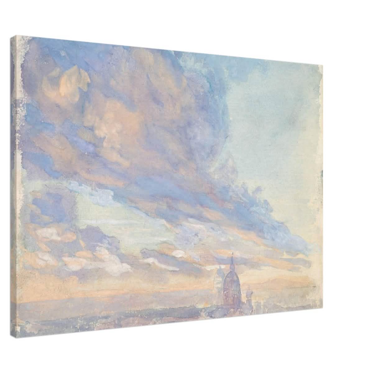 Study of clouds by Francis Lathrop - Canvas - 70x100 cm / 28x40″ - Slim