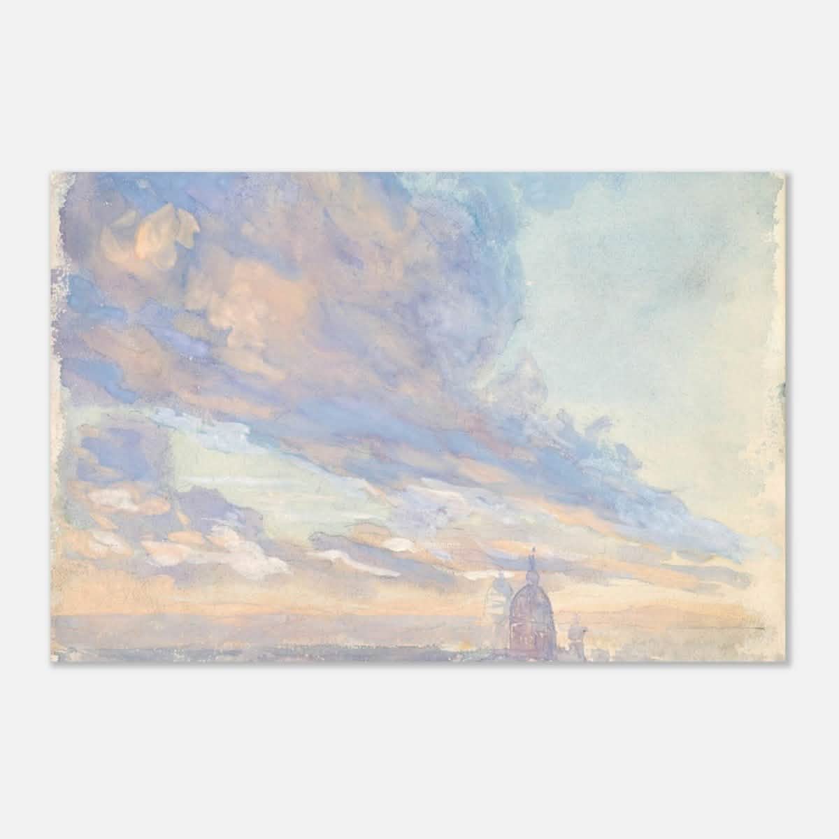 Study of clouds by Francis Lathrop - Aluminum Print - 60x90 cm / 24x36″ -