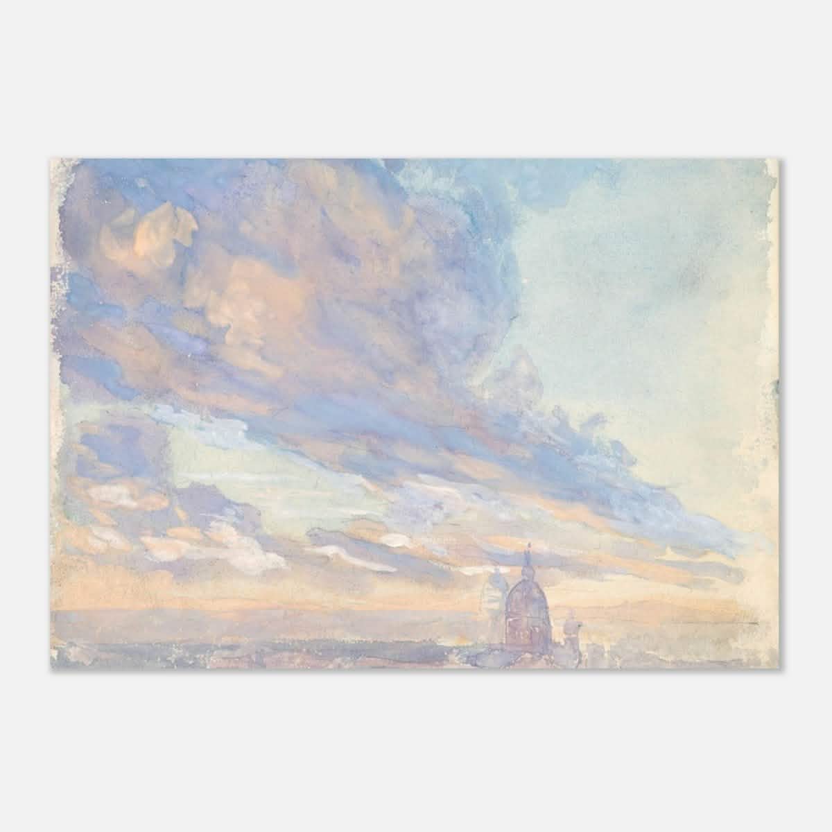 Study of clouds by Francis Lathrop - Aluminum Print - 70x100 cm / 28x40″ -