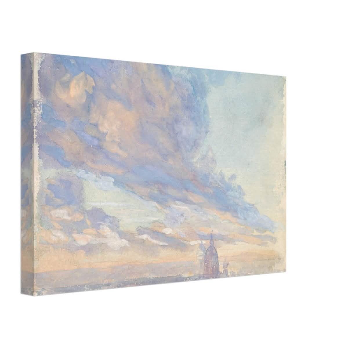 Study of clouds by Francis Lathrop - Canvas - 30x45 cm / 12x18″ - Thick