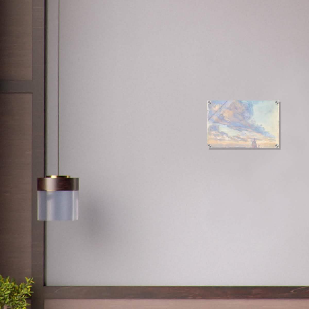 Study of clouds by Francis Lathrop - Acrylic Print - 30x45 cm / 12x18″ -