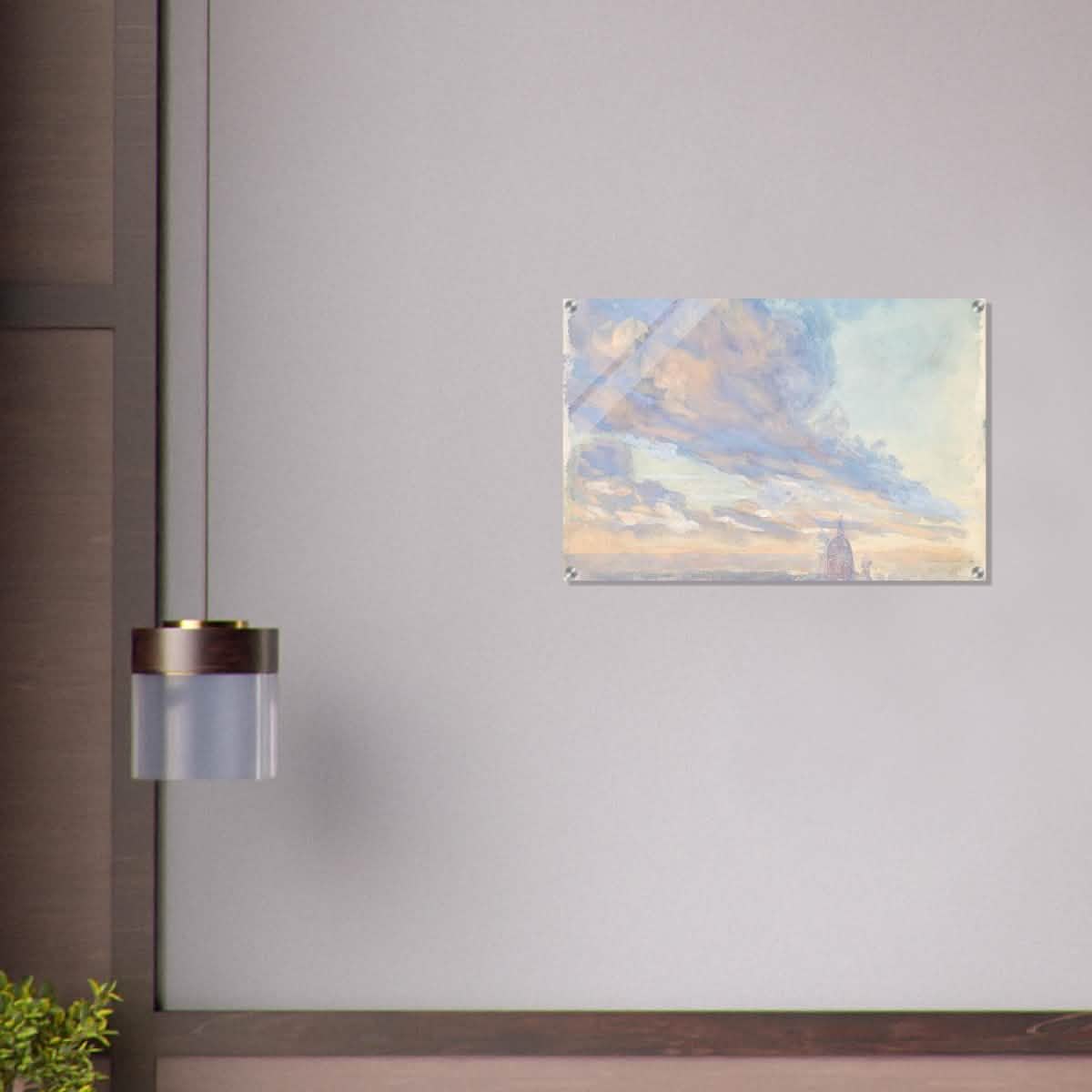 Study of clouds by Francis Lathrop - Acrylic Print - 50x75 cm / 20x30″ -