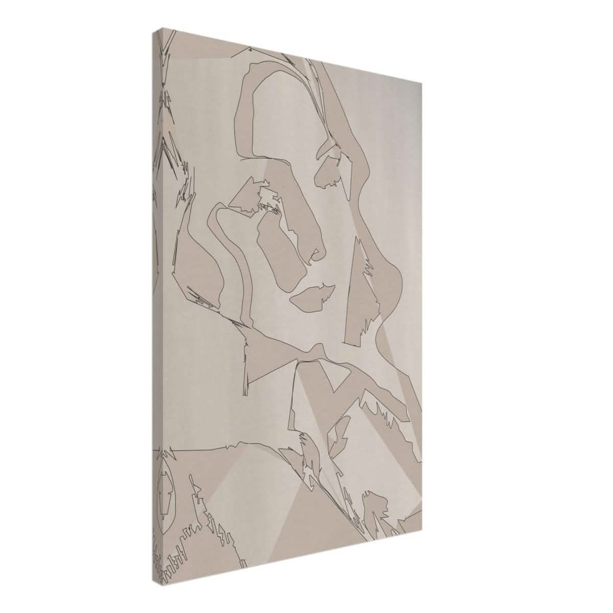 Subtle Shades of Thought | Minimalist Wall art Print - Canvas - 50x75 cm / 20x30″ -