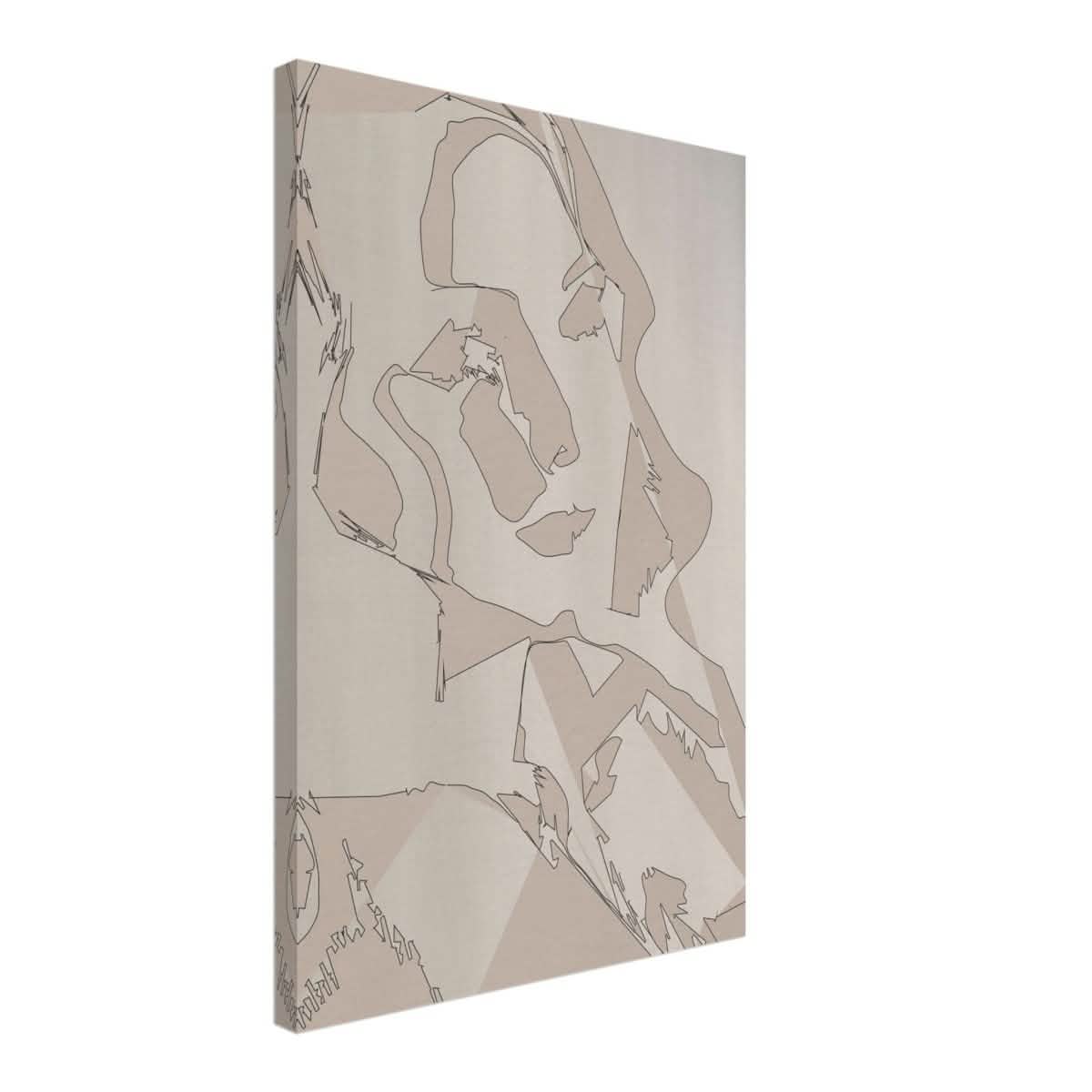 Subtle Shades of Thought | Minimalist Wall art Print - Canvas - 40x60 cm / 16x24″ -