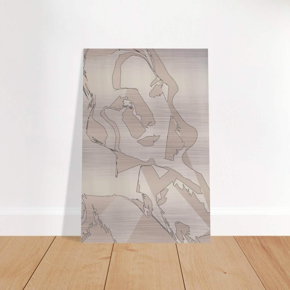 Subtle Shades of Thought | Minimalist Wall art Print - Brushed Aluminum Print - 60x90 cm / 24x36″ -