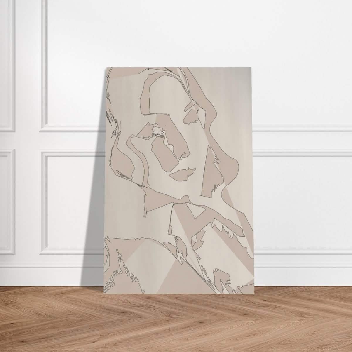 Subtle Shades of Thought | Minimalist Wall art Print - Aluminum Print - 40x60 cm / 16x24″ -