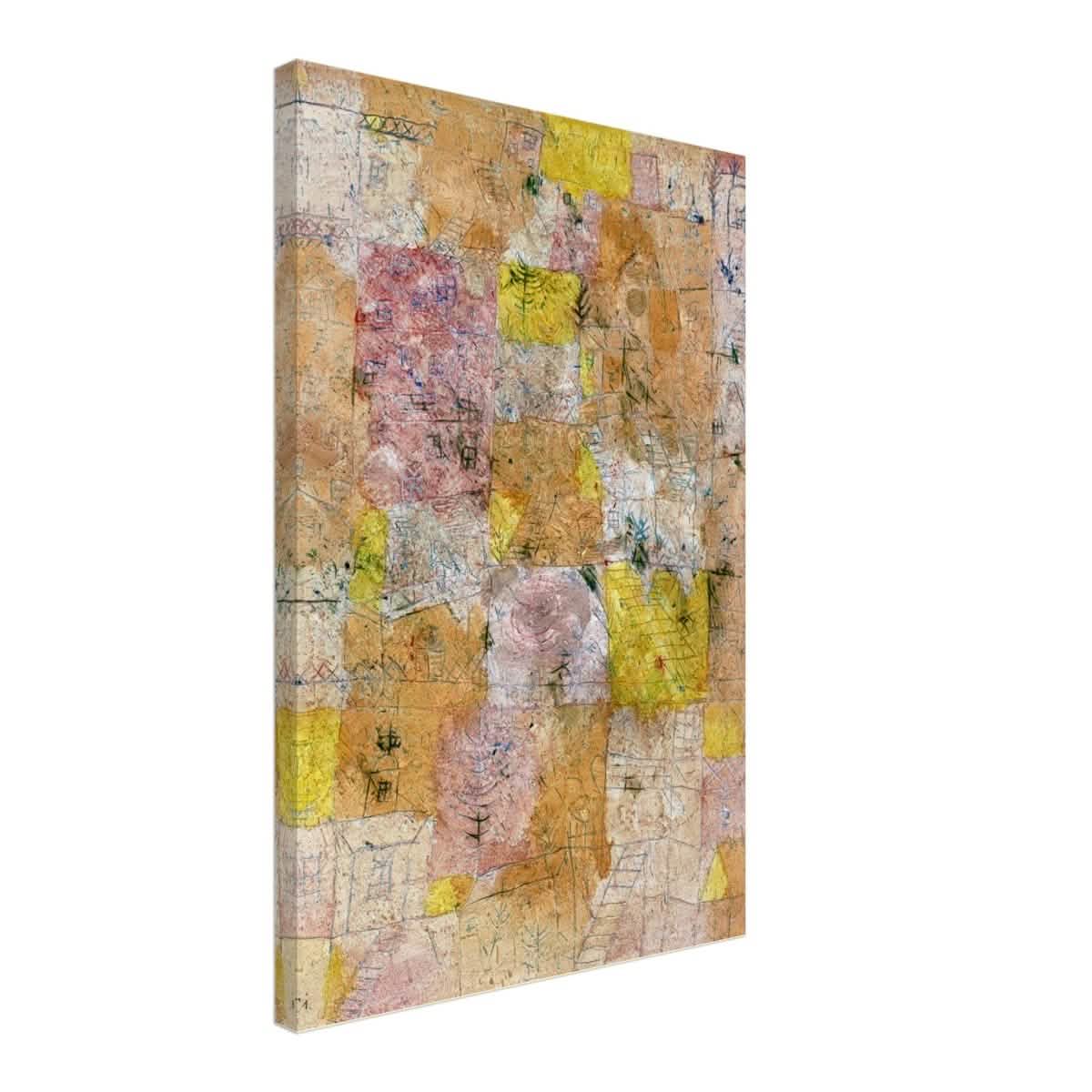 Suburban Idyll by Paul Klee - Canvas - 40x60 cm / 16x24″ - Slim