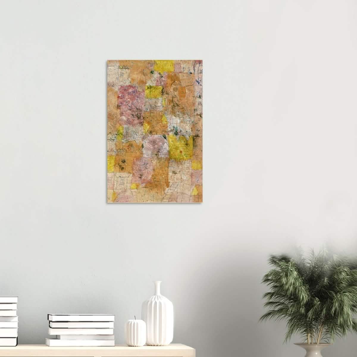 Suburban Idyll by Paul Klee - Wood Prints - 40x60 cm / 16x24″ - 10 mm