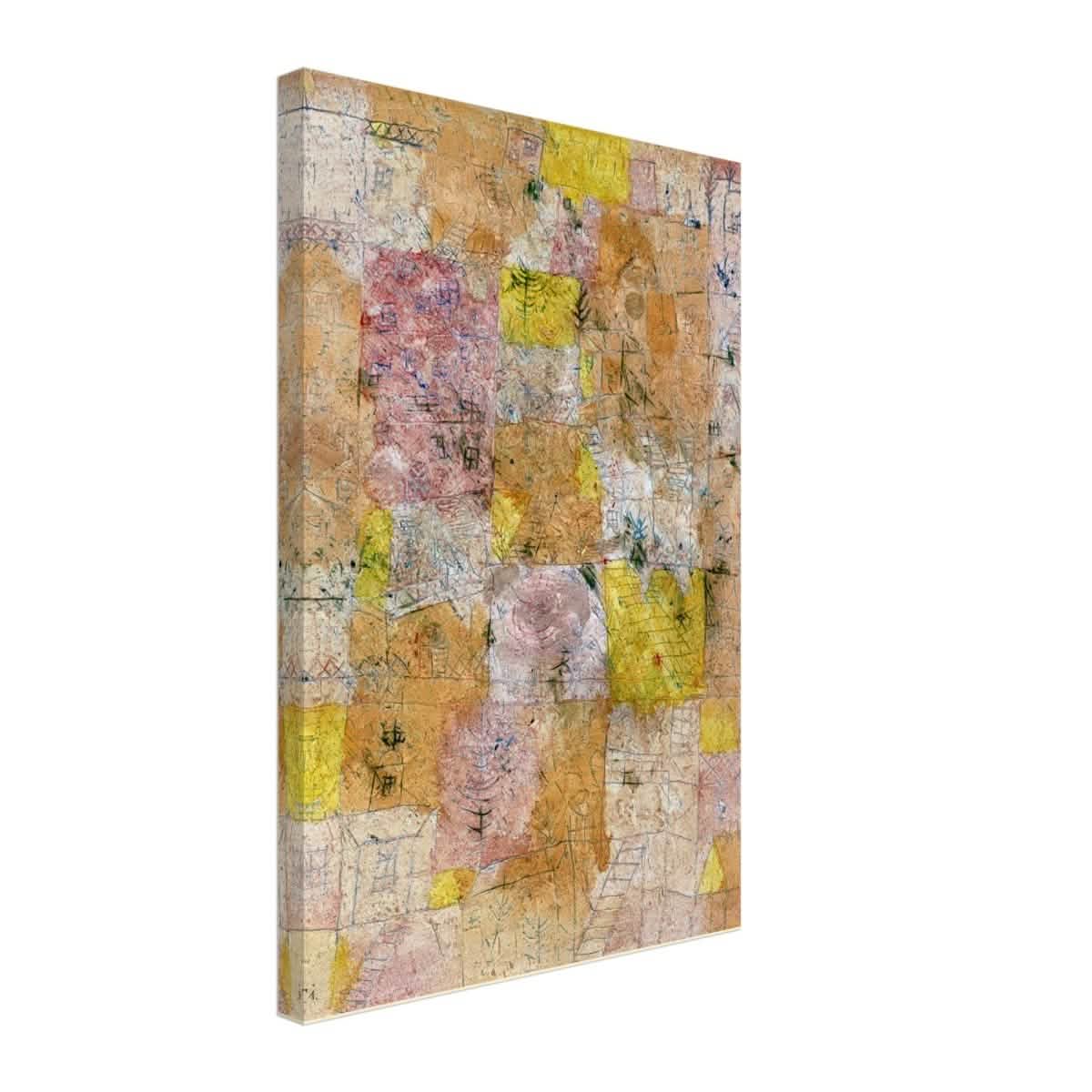 Suburban Idyll by Paul Klee - Canvas - 40x60 cm / 16x24″ - Thick