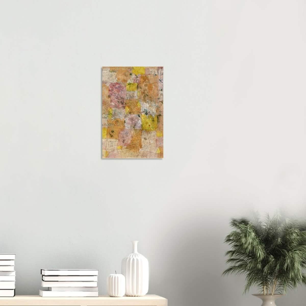 Suburban Idyll by Paul Klee - Wood Prints - 30x45 cm / 12x18″ - 10 mm