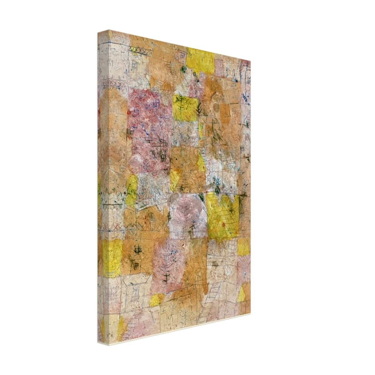 Suburban Idyll by Paul Klee - Canvas - 30x45 cm / 12x18″ - Thick