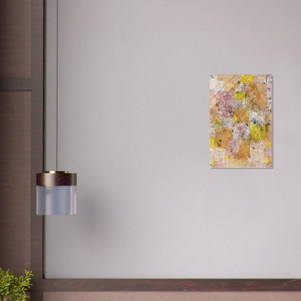 Suburban Idyll by Paul Klee - Acrylic Print - 40x60 cm / 16x24″ -