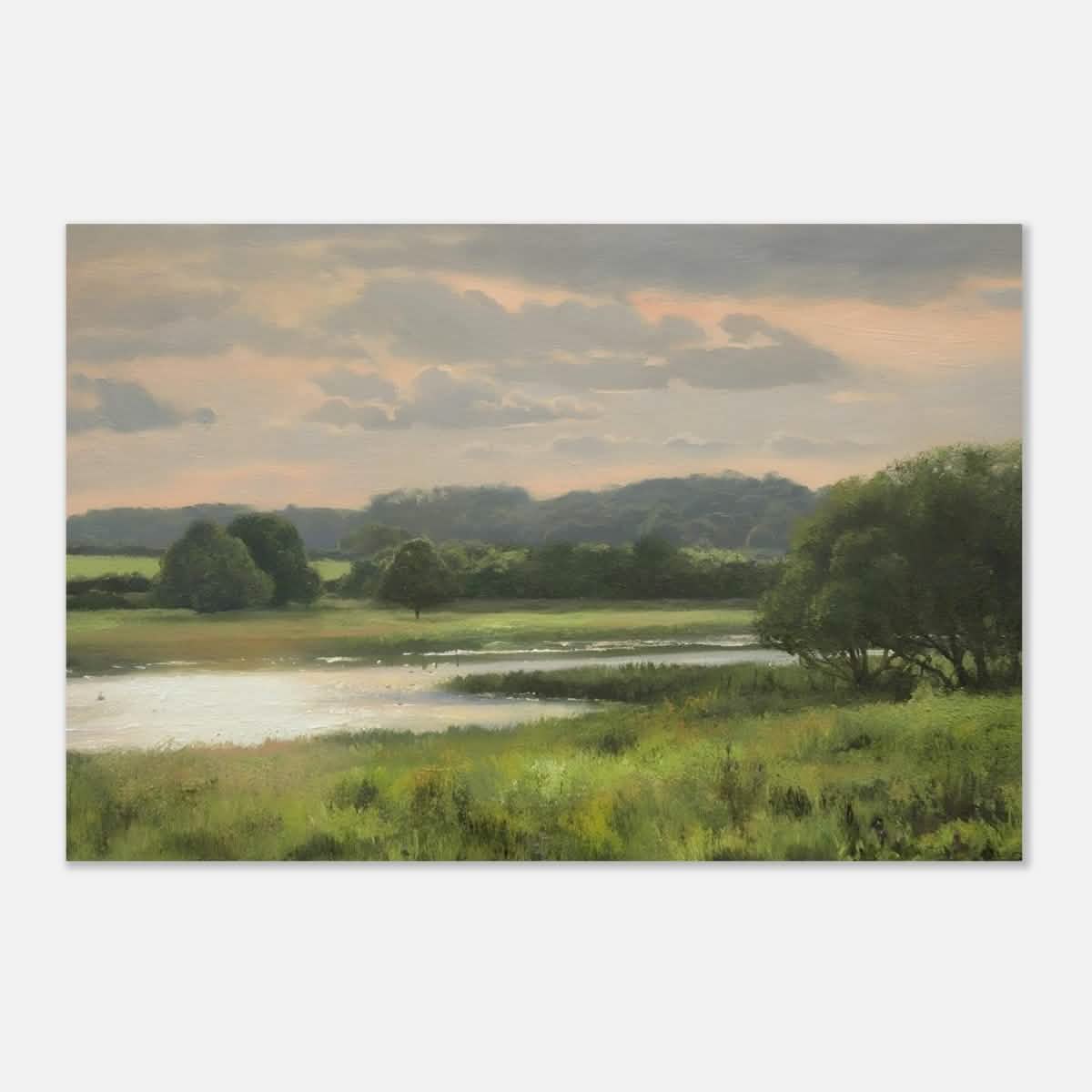 Summer Evening by Peter Barker - Aluminum Print - 30x45 cm / 12x18″ -