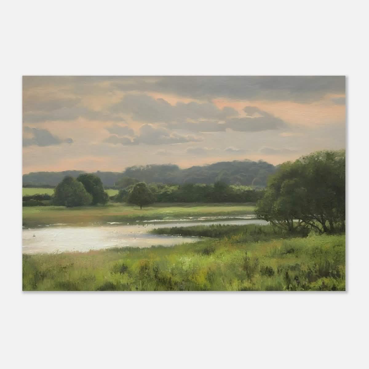 Summer Evening by Peter Barker - Aluminum Print - 40x60 cm / 16x24″ -