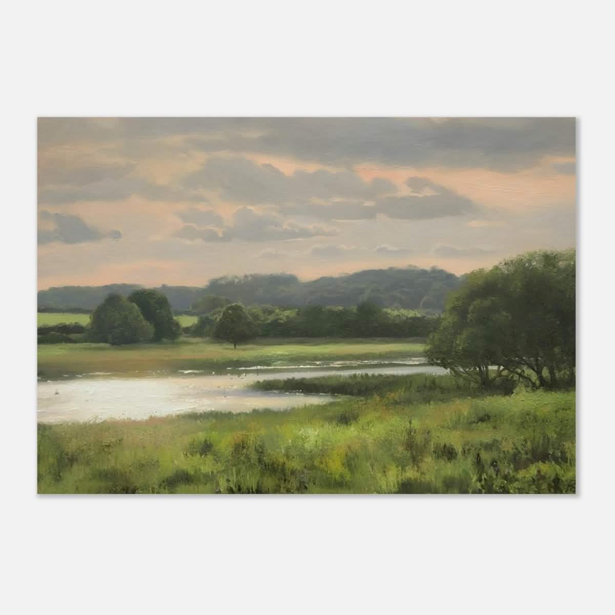 Summer Evening by Peter Barker - Aluminum Print - 70x100 cm / 28x40″ -