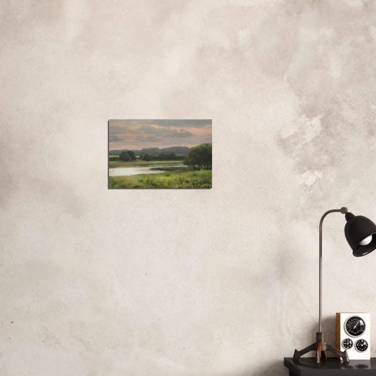 Summer Evening by Peter Barker - Brushed Aluminum Print - 30x45 cm / 12x18″ -