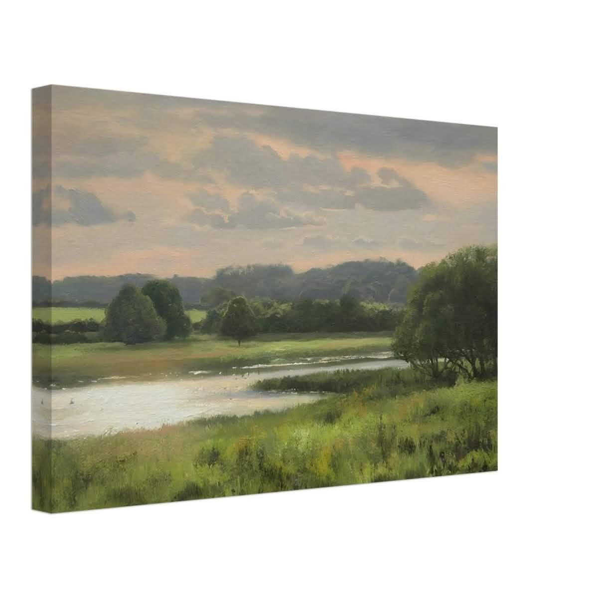 Summer Evening by Peter Barker - Canvas - 30x45 cm / 12x18″ - Slim