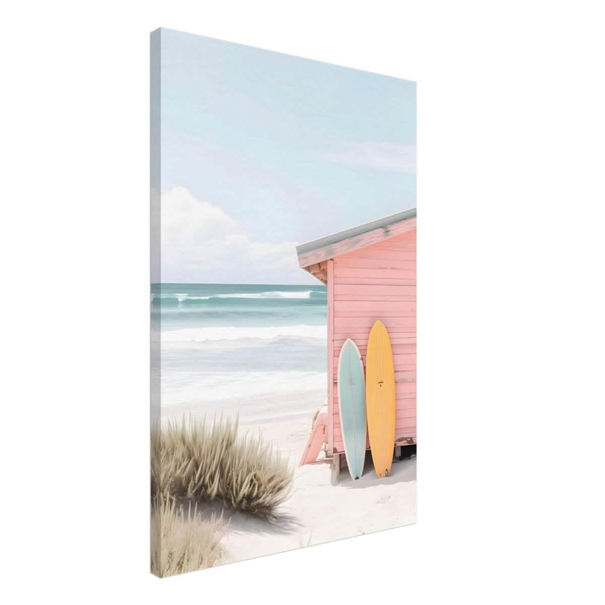 Sun, Surf & Simplicity | Minimalist Coastal Photography Wall art print - 50x75 cm / 20x30″ - Canvas -