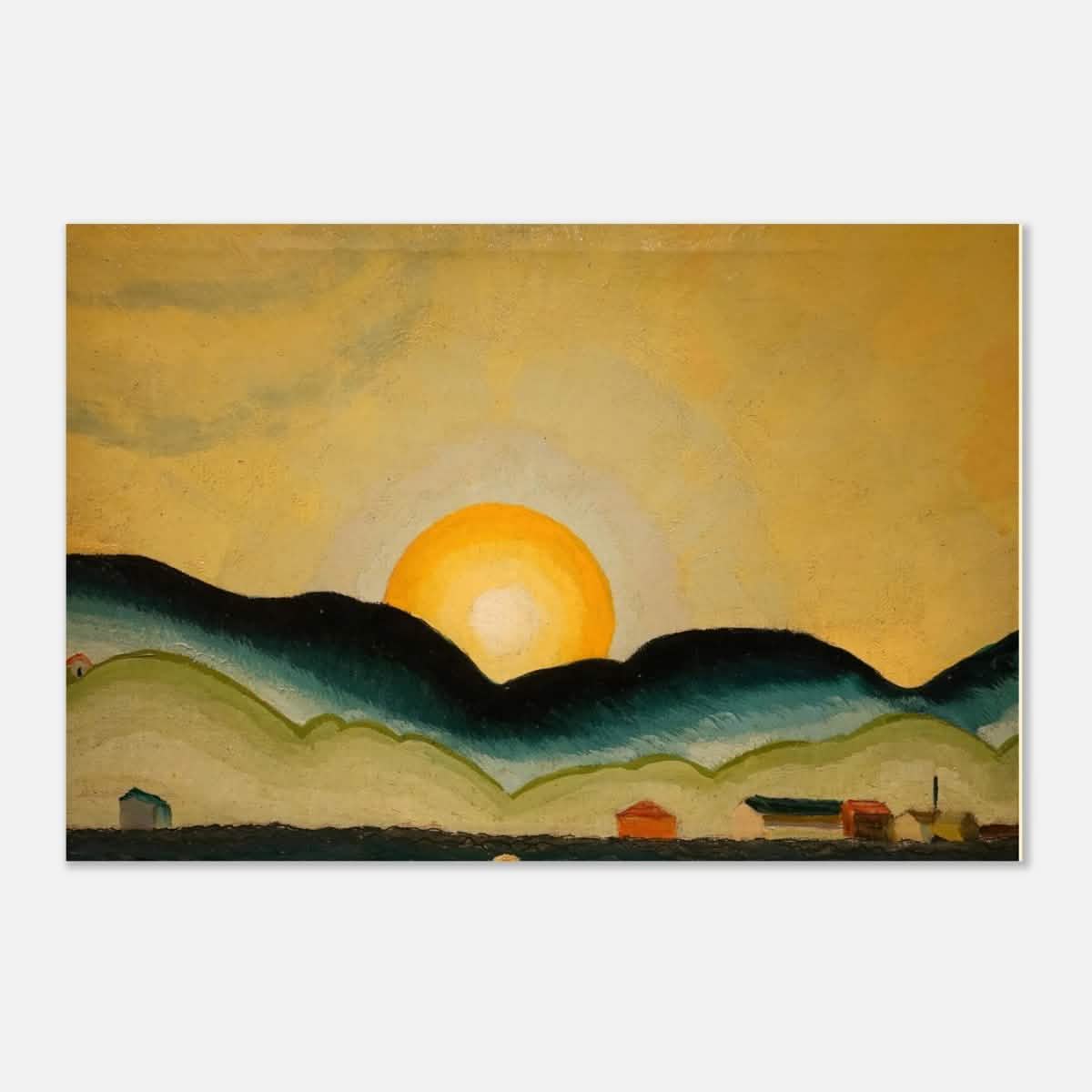 Sunrise, North Harbor by Arthur Dove - Aluminum Print - 40x60 cm / 16x24″ -